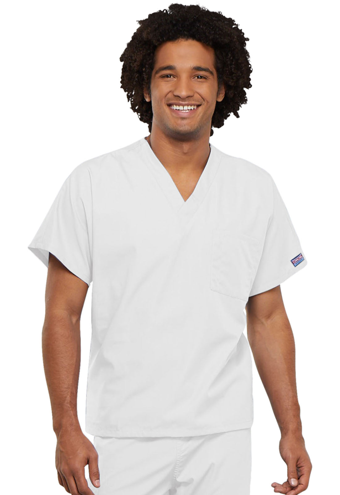 Unisex Unisex V-Neck Tunic - White